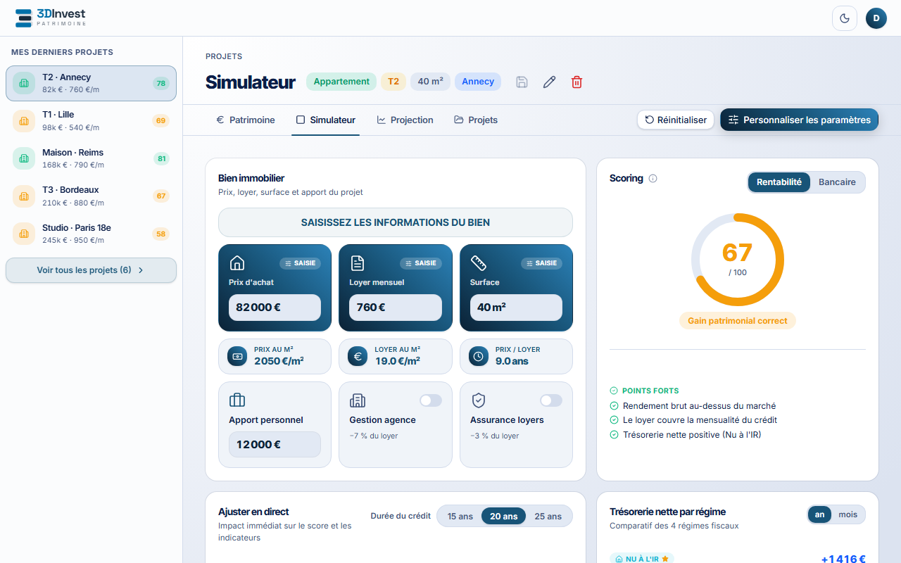 Simulateur — 3DInvest (desktop)